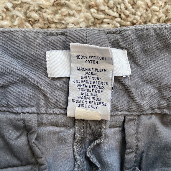 Vintage Y2K Gap Size 1 Dark Grey Corduroy Pants - Picture 6 of 10